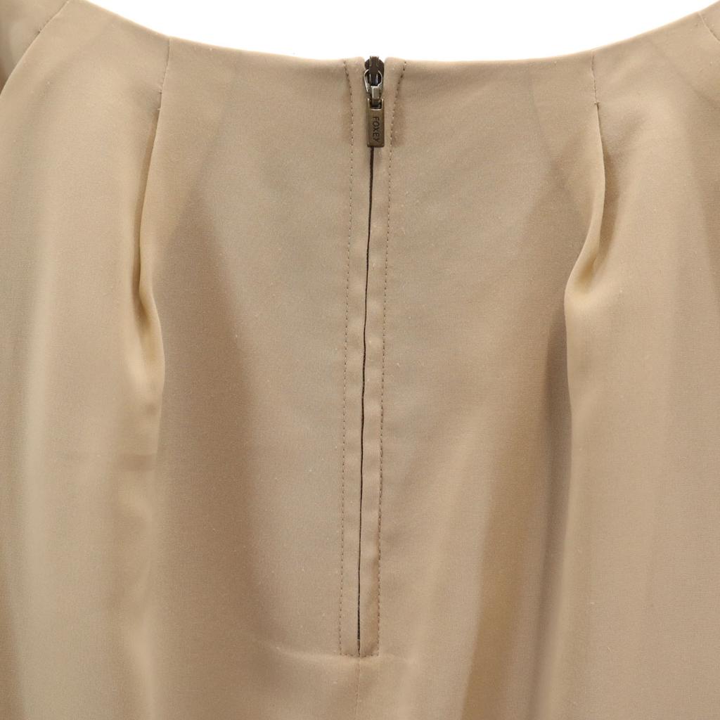 FOXEY NEW YORK made in Japan Mini length flare skirt 38 beige Women Used
