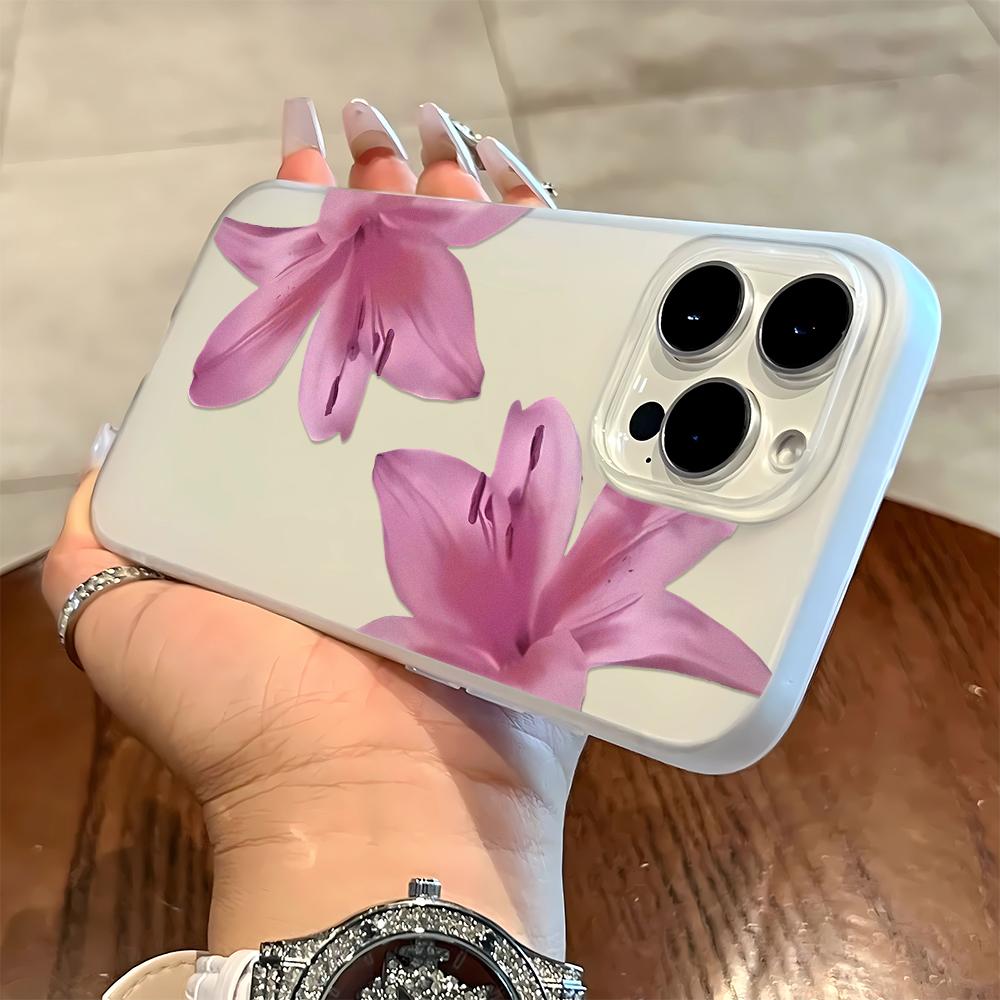 

Чехол для телефона «Ипомея» для iPhone 17 16 15 14 13 12 11 15 Pro Max 7 8 XR XS Прозрачный силиконовый мягкий чехол-обложка iphone 11 Pro