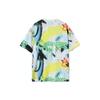 Li Ning Graffiti Letter Print Crew Neck Casual Short Sleeve T-Shirt Men Tops Multicolor AHSR089-2