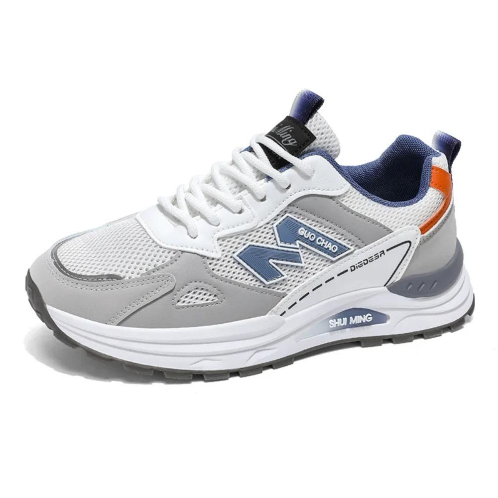 Men's casual sports shoes summer breathable light soft sole non slip outdoor running shoe fashion classics student mesh sneakers