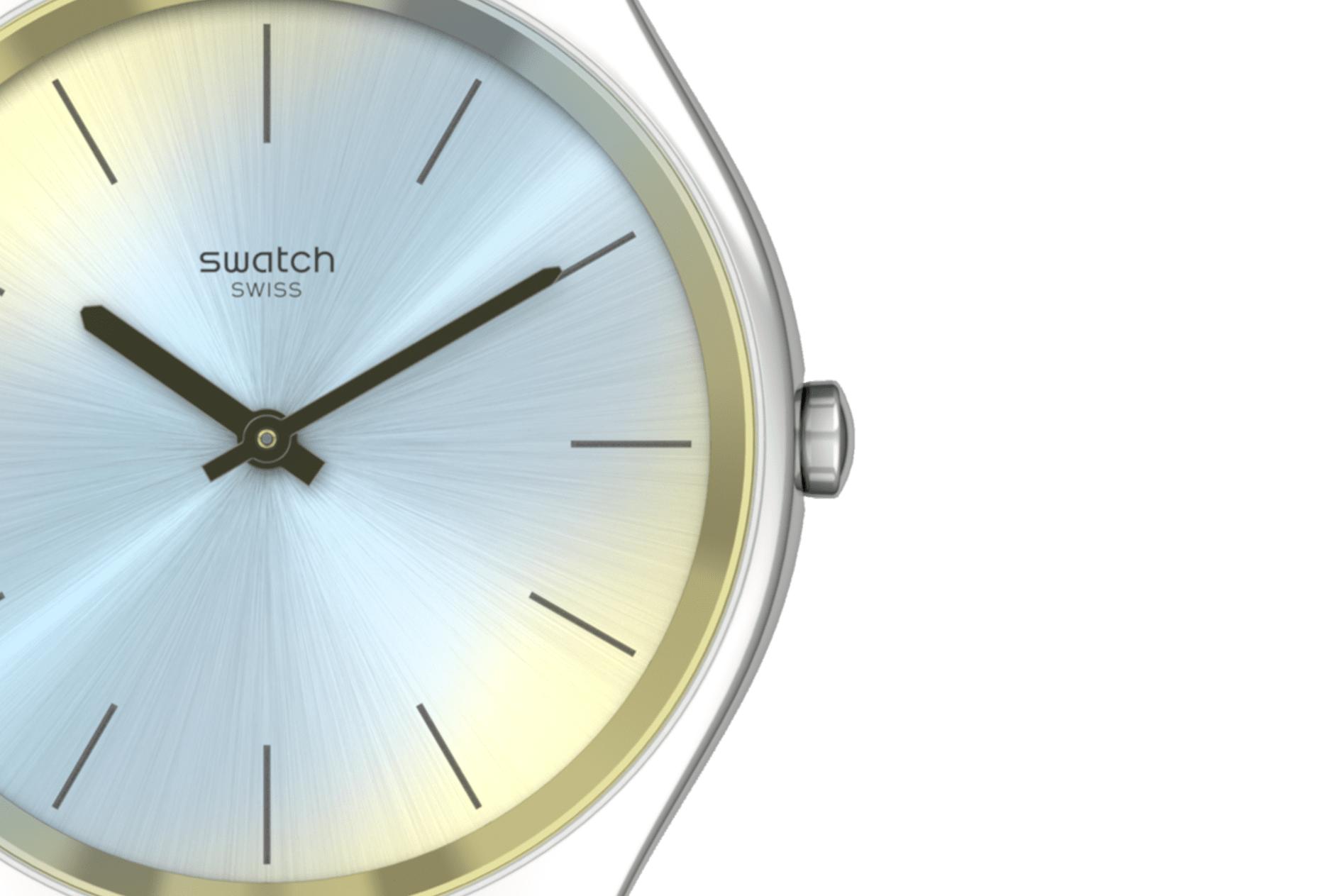 

[НОВИНКА] Swatch Skin Irony SYXS141 «Optical White», Ультратонкий корпус из нержавеющей стали 5,8 мм, Швейцарский кварцевый механизм, Минималистичные унисекс-часы, Белый и Серебристый серый