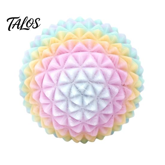 Sensory Spiky Ball 3D Printed Toy, Stress Relief Mini Textured Ball, Desk Reliever Massage Decompression Toy for Home Office School Anxiety