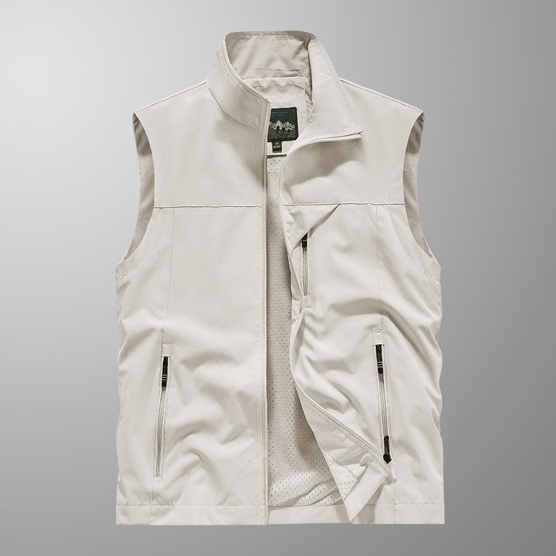 New Vest Workwear Multi-pocket Vest Men's Thin Outdoor Vest Outdoor Sports Vest Vest Vest