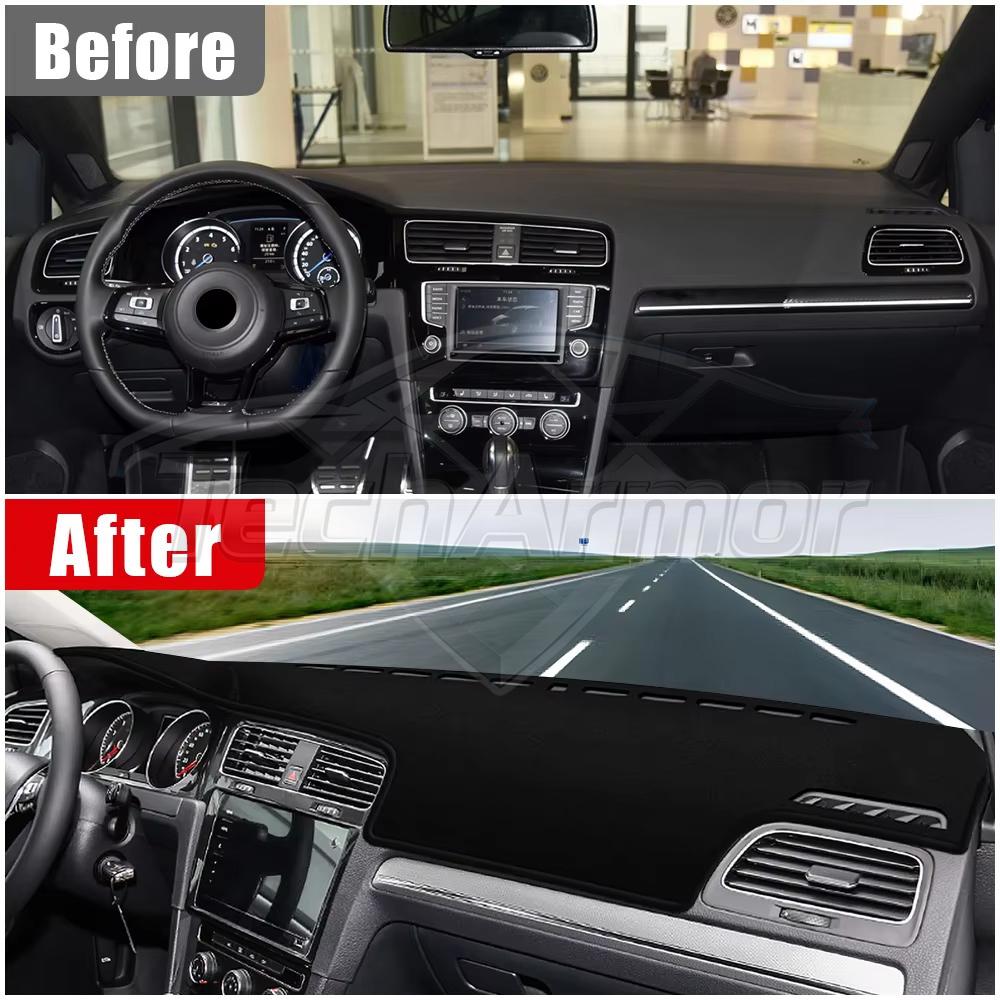 Dashboard Cover Sunshade for VW Golf 6 7 8 2008-2025 Anti-Glare UV Protection Interior Panel