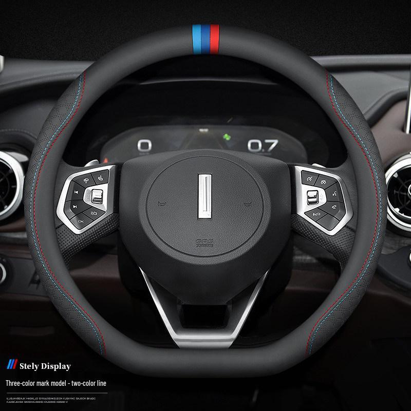 Echtes Leder Lenkradbezug für Great Wall WEY VV7 VV5 VV6 Mocha WEYP8