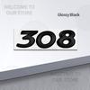Car Decor Metal For p333 206 207 208 407 107 508 106 301 307 308 405 408 Emblem 3D Sticker Accessories Tail Rear Trunk Decals 333p
