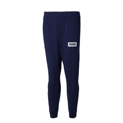 Rebel Cuffed Drawstring Letter Knit Sports Pants Men Bottoms 851980-06