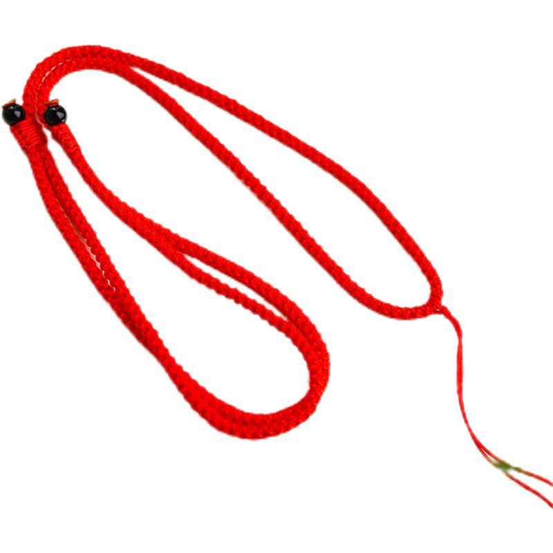 

Adjustable Pineapple Knot Cord Necklace for Cinnabar, Jade, and Crystal Pendants 3mm