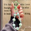 Creative Candy Color Beaded Keychain & Doll Pendant for DIY Phone Case Decoration