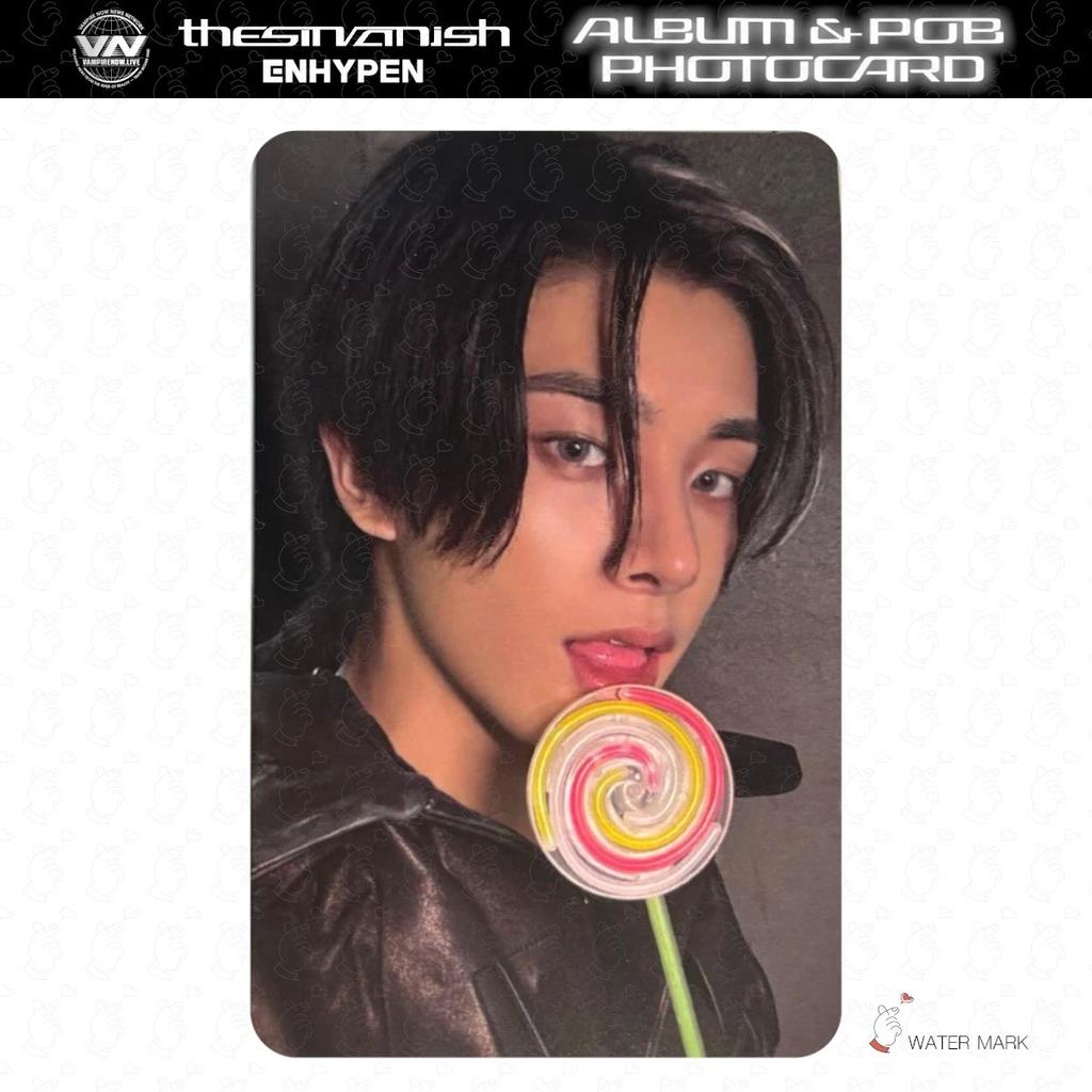 VORBESTELLUNG ENHYPEN THE SIN VANISH ALBUM Fotokarte Japan POB Glücksziehung OFFIZIELL FORBIDDEN AFTERLIGHT STORM FUGITIVES