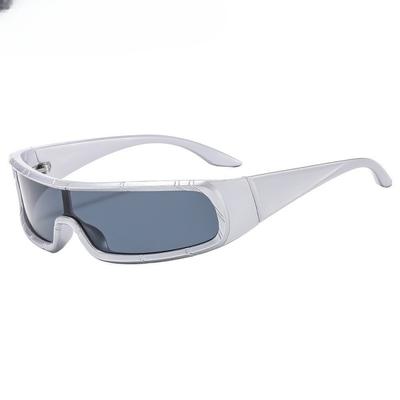 Occhiali da Sole Punk Monopezzo alla Moda UV Personalità Nuovi Occhiali da Sole da Ciclismo per Esterni