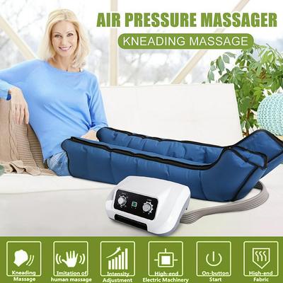 6 chambres à Air masseur de Compression de jambe thérapie infrarouge par Vibration bras taille enveloppes d'air pneumatiques détendre les masseurs de soulagement de la douleur