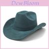 Traditional Style Wool Felt Cowboy Hat With Wide Brim For Men And Women