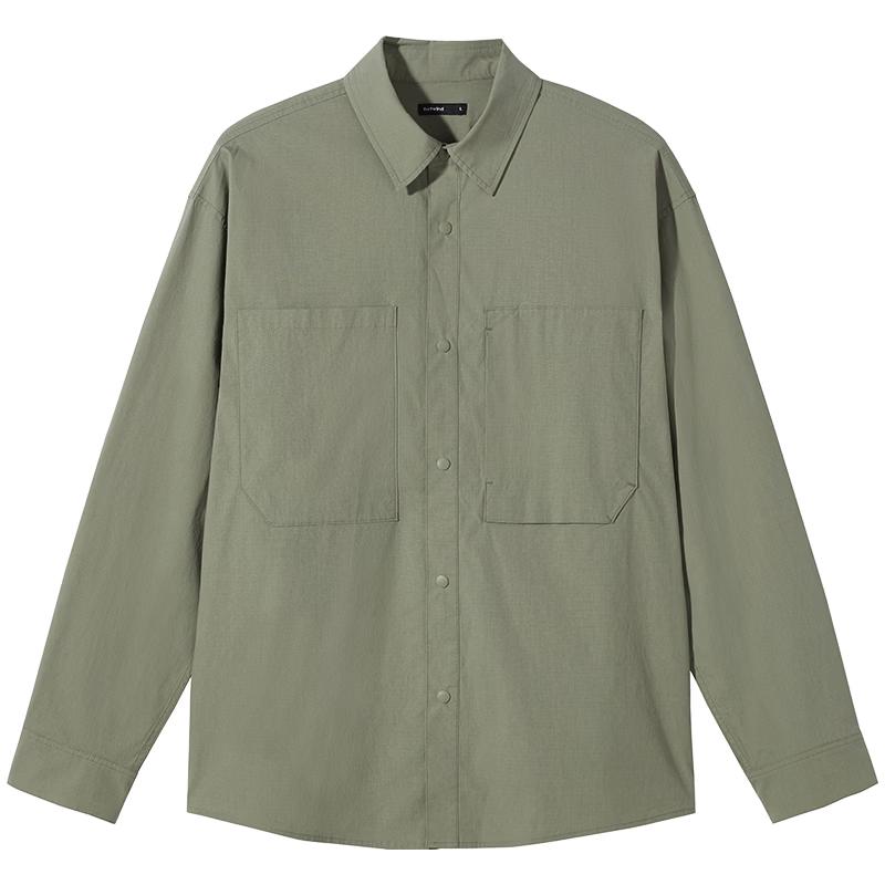 Hotwind Men's 2026 Spring Loose Fit Long-Sleeve Shirt