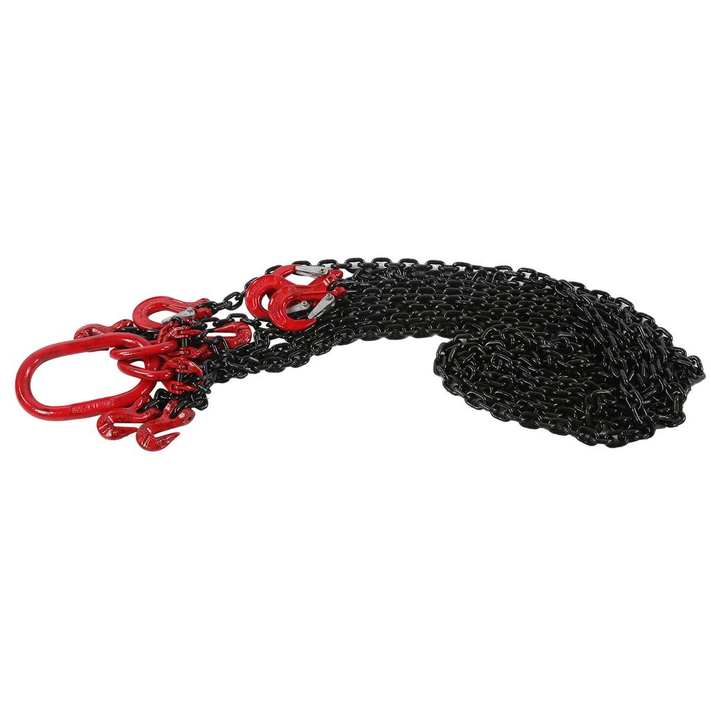 Lifting Chain Sling Adjustable for Mines Ports Buildings Working 2 Meter 1 Tons 6mm