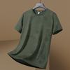Ice Silk T-shirt Men's Camouflage Large Size Casual Short-sleeved Men's Thin Loose Top