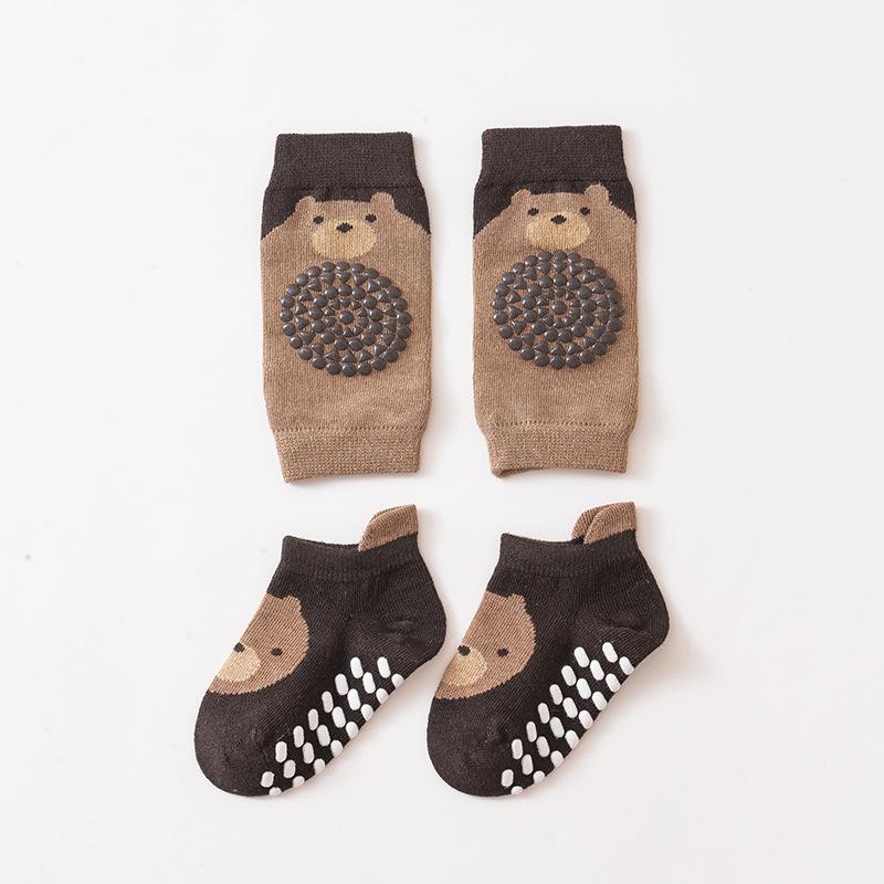 Baby Knee Pads For Crawling Baby Socks For Walking Infant Floor Socks Kneepads Walking Protector For Toddler Kid Girls Boys