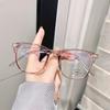 5PCS New Anti-blue Light and Anti-radiation Computer Retro Fashion Korean Style Unisex Transparent Lens Glasses