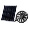 9.8in Solar Exhaust Fan with Solar Panel Portable Vent Fan Kit IP65 Waterproof with 8.2Ft Cable