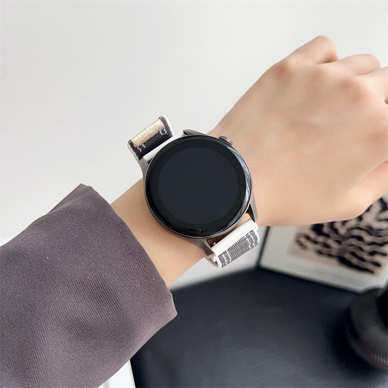 Nylon Loop Strap for Samsung Watch 6/5/5Pro 4/6 Classic Huawei Watch 4/3/GT3 20mm 22mm Bracelet Wristband Amazfit GTS/GTR 4 3