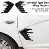 2Pcs Universal Automobile Leaf Plate Decoration Flank Fender Motors Modified Side Wing Fender For HONDA For VW For Tesla BEN