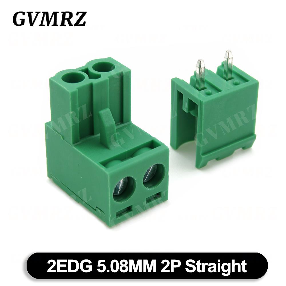 5Set 2EDGK 5.08mm Terminal Block Male Female 5.08 Plug-in Opening PCB Connector 2EDG PCB 2P 3P 4P 5P 6P 7P 8P 9P 10P 12P
