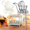 1:12 Dollhouse Pram Decoration Collections Photo Prop Dolls Houses Accessories for Model