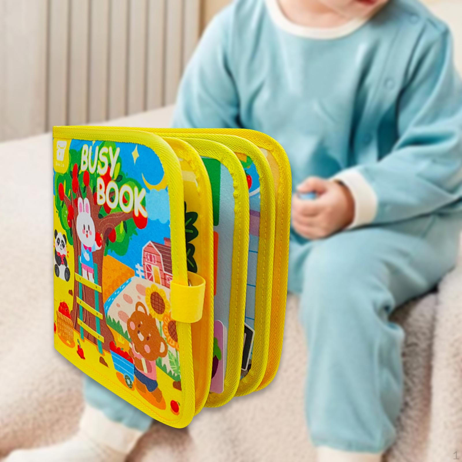 

Книга с заданиями из фетра Интерактивная наклейка Развивающая игра для детей Подарки Fruit