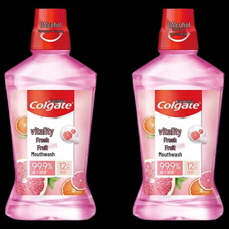 Colgate Fresh Fruit Mouthwash Twin Pack