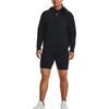 Under Armour Solid Color Logo Drawstring Hoodie Women Tops Black 1379500-001