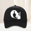 Middle Finger Cat StateUnisext Cat Funny Gift Unisex Dad Hat Creative Printing Baseball Caps Unisex Outdoor Adjustable Hat
