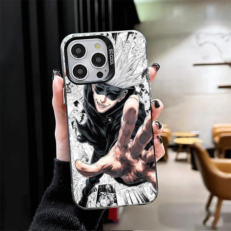 Anime Gojo Satoru JUJUSU Soft Phone Case for iPhone 15 16 17 Pro Max 17Air 16E 14 Plus 13 12 Mini Shockproof Cover Back Shell
