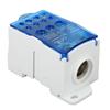 Terminal Block Junction Box DIN Rail Main Line Universal Power Distribution 690V 400A Blue
