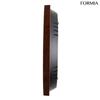 Formia Radio Wall Temperature and Day of the Second Hand Stops At Automatically Turns On At Japanese Hodogaya Electronic Brown Clock, Wooden,