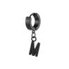 Simple Style Letter M Pendant Drop Earrings For Women Man Party Dress Matching Jewelry Alphabet Earring Gifts