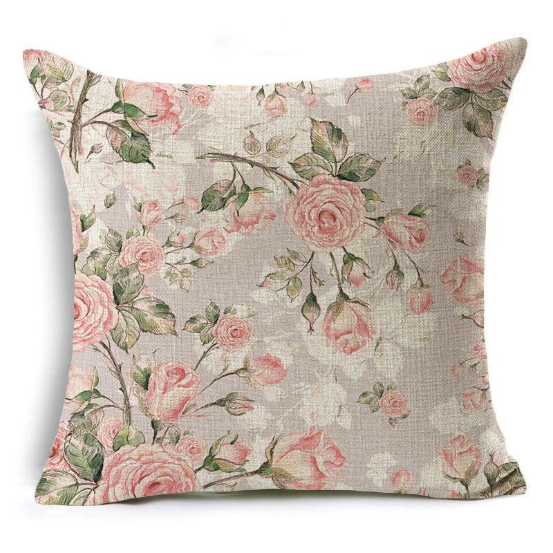 

Подушка с черной розой, подушка для спины дивана, домашний декор 40x40cm