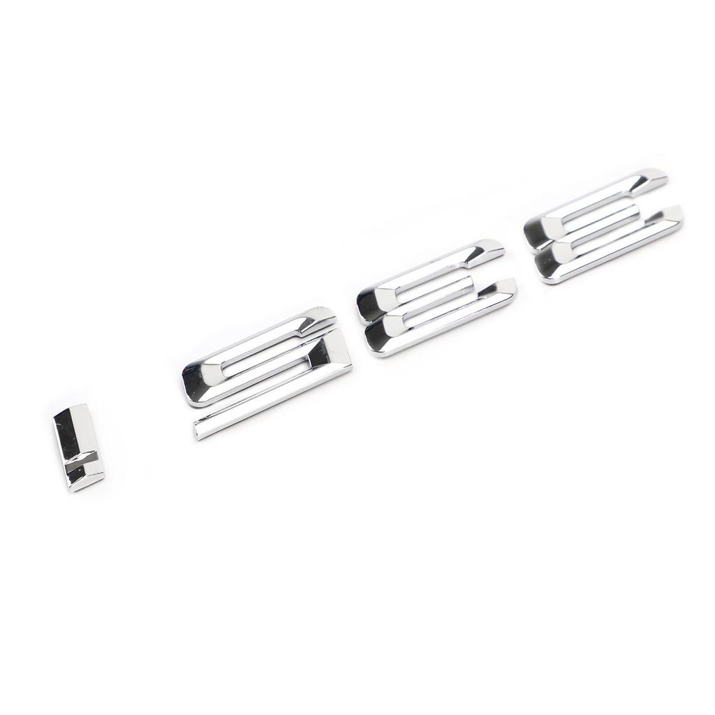 Heckklappe Namensschild Plakette Emblem Zahlen Buchstaben Aufkleber 328 i Passform 328i 335i 528i Chrom