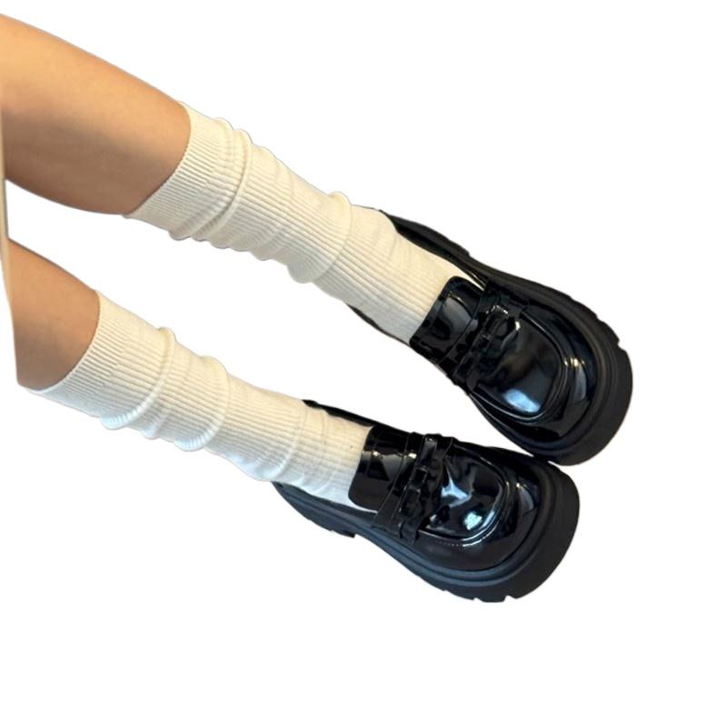 Women Loafers 2024 Spring New Tassel British Style Leather Shoes 35-43 Large-Sized Female Retro Home Office Low Heel Shoes