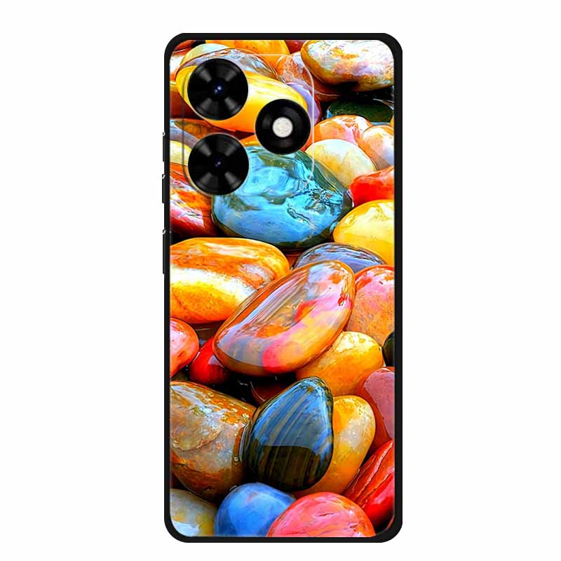 Case For Tecno Spark Go 2024 Animals Painted TPU Silicone Soft Phone Cover for Spark Go2024 BG6 Protector Wolf Shockproof Para