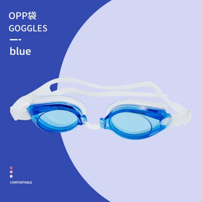 Swimming goggles, waterproof and anti-fog silicone high-definition unisex swimming goggles