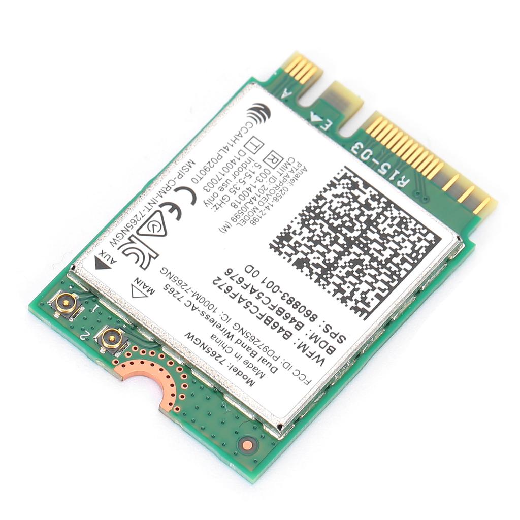 Wireless Network Card 7265NGW 7265AC Dual Band M.2 Interface Bluetooth 4.0 Computer Supplies