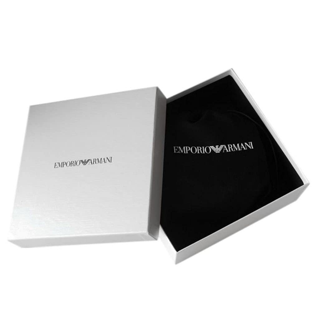 Emporio Armani Wide Stringer System Y4S427 YTU7J 84372 Men's 3.5cm Belt, Compatible, Black, [Used]