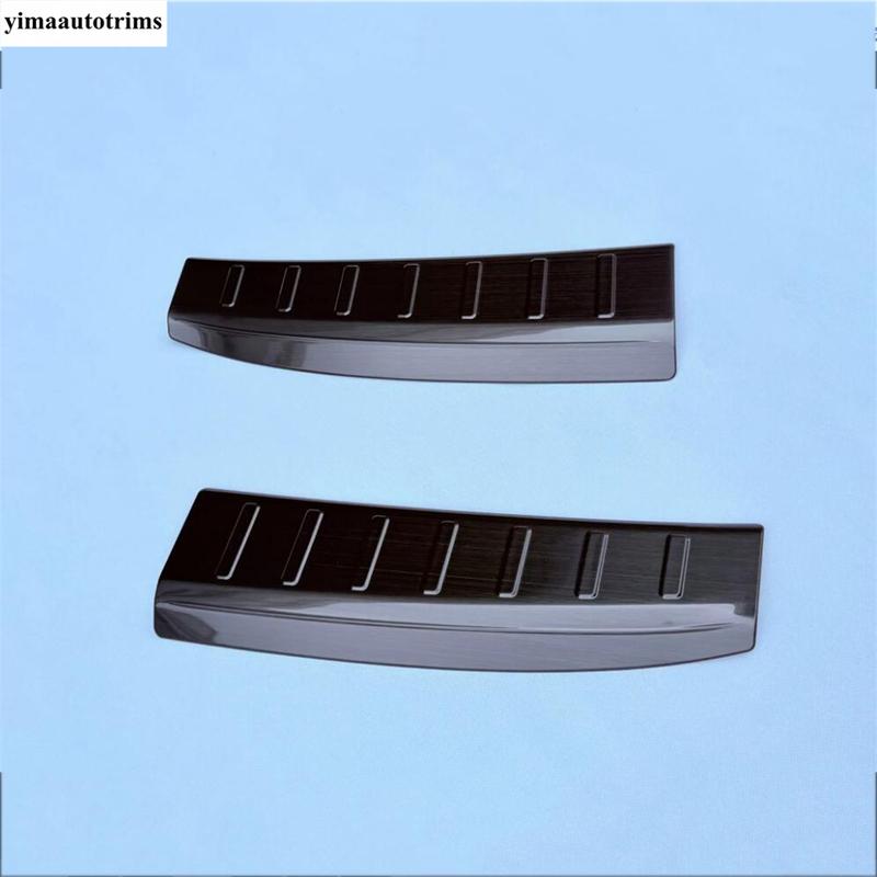 Rear Trunk Bumper Door Sill Guard Plate Anti-Scratch Protector Cover Trim Stainless Steel Accessories For Nissan Kicks 2025 2026
