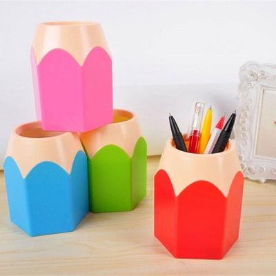 Table Pot Organization Makeup Brush Container Pencil Holder Pen Vase Desktop Storage