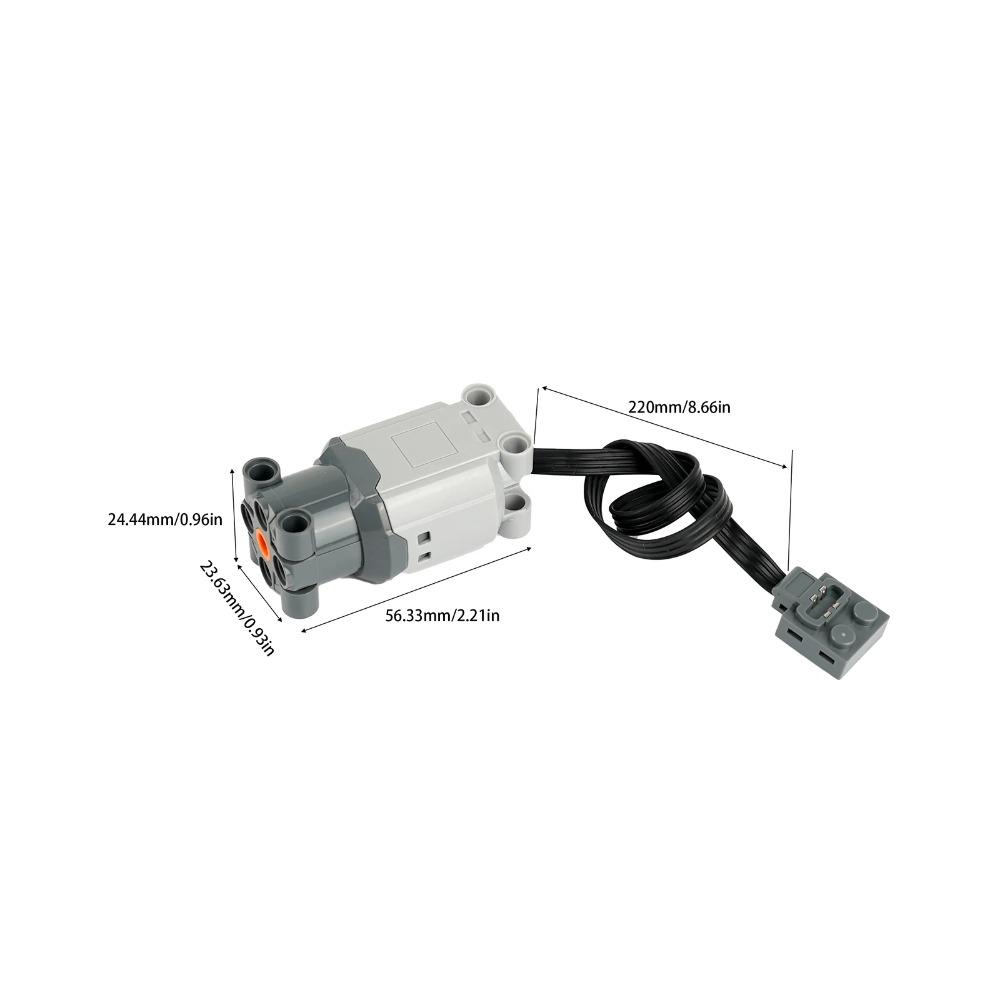 MOC Power Functions Pezzi Blocchi da Costruzione Binario Treno Motore Scatola Batteria Ricevitore Telecomando Infrarossi M-motor per Legoeds