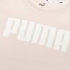 Puma Casual Round Neck Short Sleeve T-Shirt Women Tops Pink 584427-17