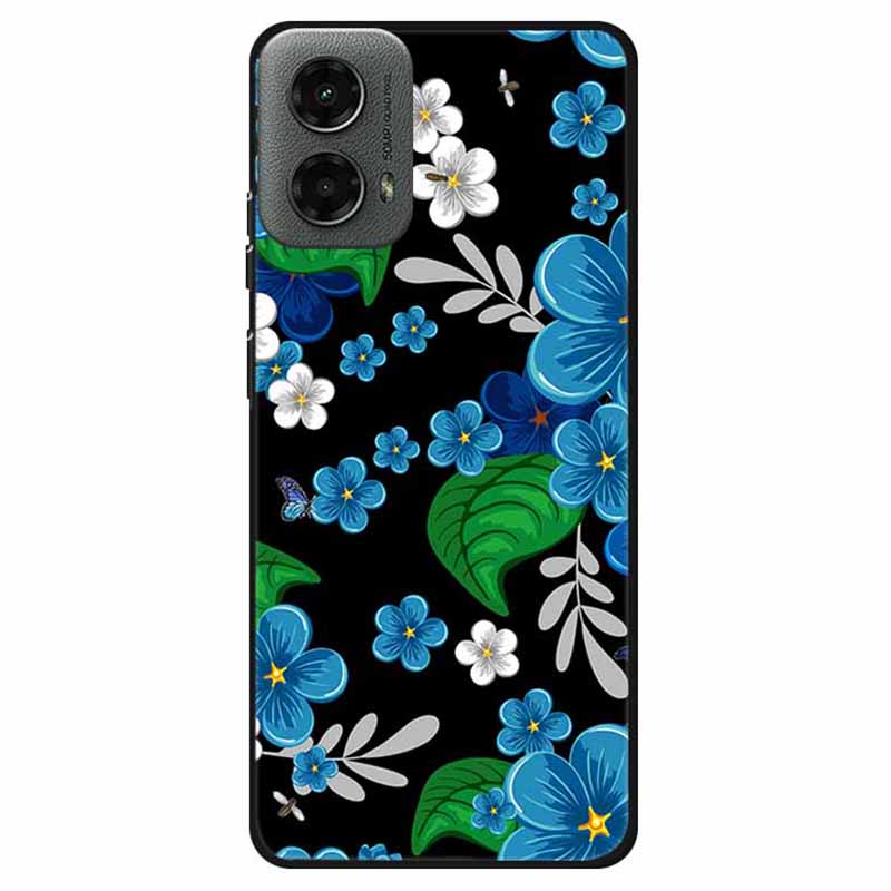 Dla Motoroli Moto G 5G (2024) Etui Miękkie TPU Wzór Telefon Pokrowiec