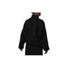 Jordan Solid Color Stand Collar Casual Jacket Women Outerwear Black FD7169-010
