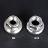 Axle Track Nuts 2Pcs Anti-skid Bicycle Cycle M9/M10