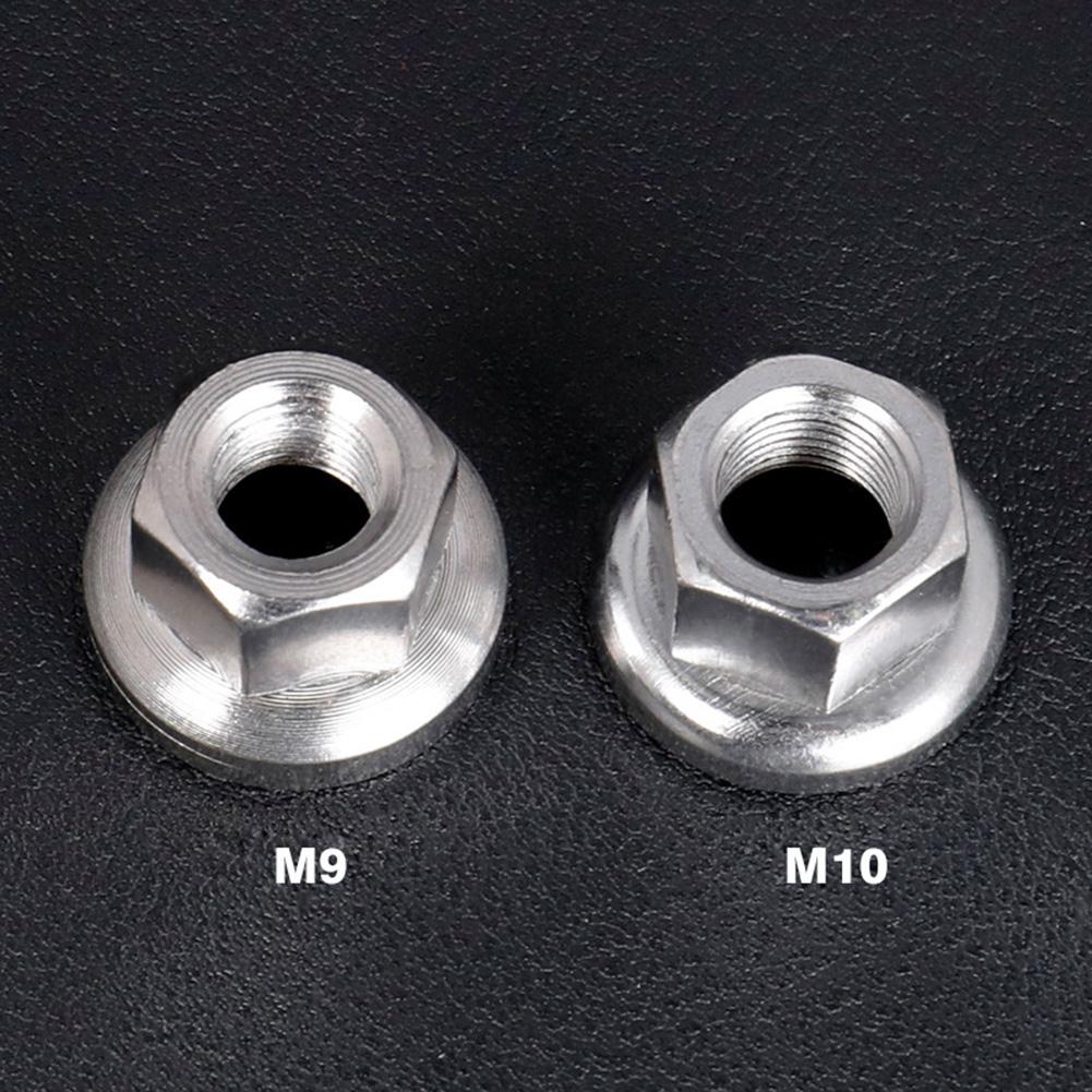 Axle Track Nuts 2Pcs Anti-skid Bicycle Cycle M9/M10